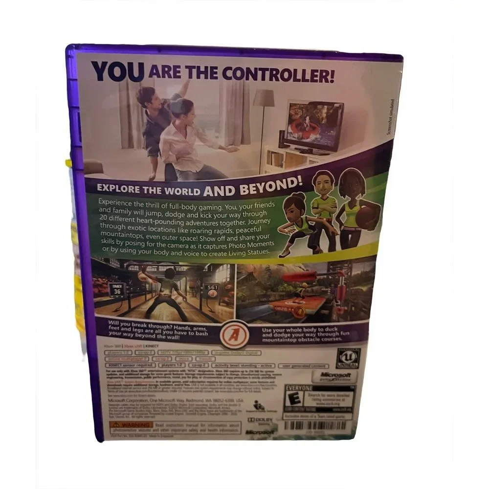 Kinect Adventures 1-2 Player Xbox 360 Game - Pre-Owned (Microsoft‎ Xbox 360) 352